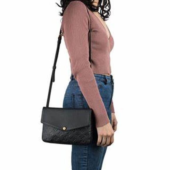 Louis Vuitton Handbags - 💎✨BEAUTIFUL✨💎Authentic LOUIS VUITTON Twice Shoulder Bag Empreinte Black
